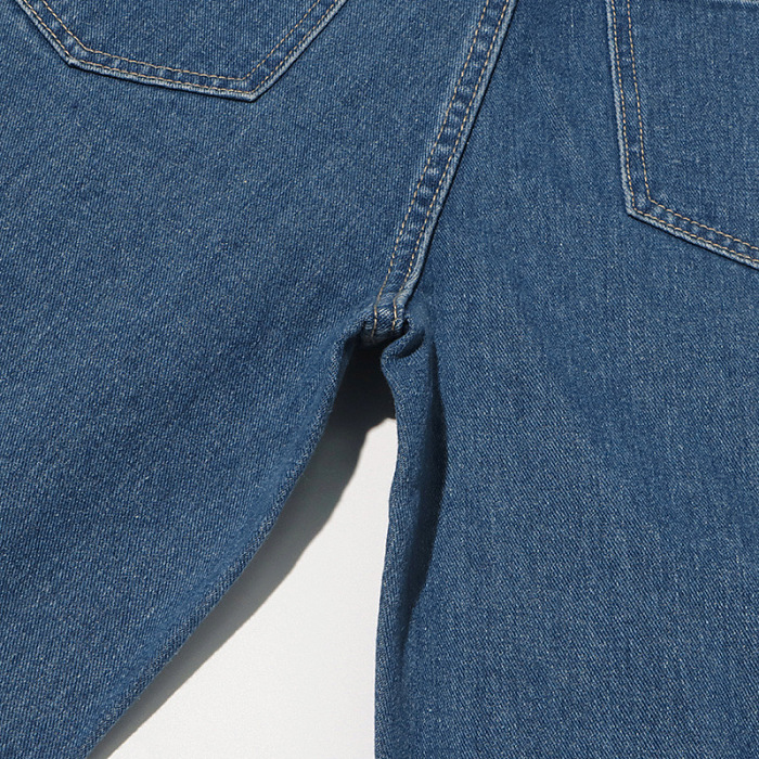 SUPER WHOLESALE | Heart-Shaped Cut-Out High-Waist Denim Pants