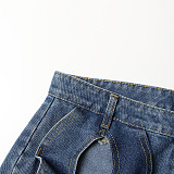 SUPER WHOLESALE | Twist-Front High-Waist Wide-Leg Pants