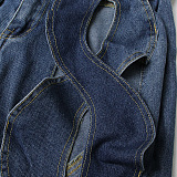 SUPER WHOLESALE | Twist-Front High-Waist Wide-Leg Pants