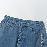 SUPER WHOLESALE | Rhinestone Embellished Straight Down Jeans