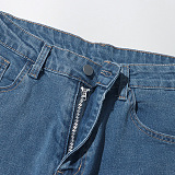 SUPER WHOLESALE | Rhinestone Embellished Straight Down Jeans