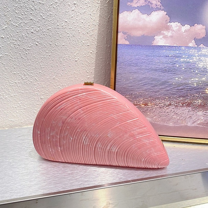 SUPER WHOLESALE |Shell Acrylic Clutch Bag