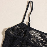 SUPER WHOLESALE |Cut-Out Strap Lace Bodysuit