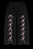 SUPER WHOLESALE |Cut-Out Bow Hoodie Set