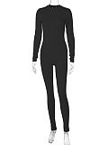 SUPER WHOLESALE | Fitted Yoga Sports Bodysuit Black