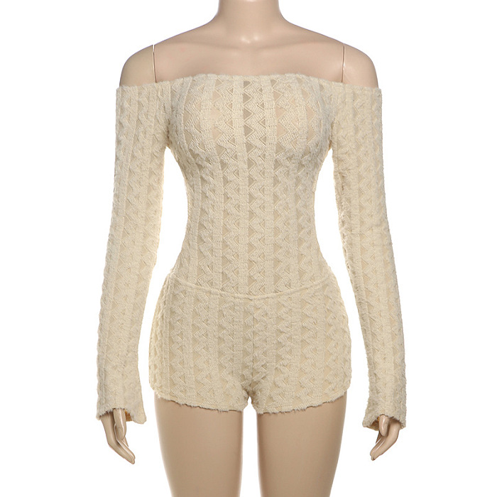 SUPER WHOLESALE | Off-Shoulder Long Sleeve High-Waist Fitted Bodysuit