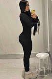 SUPER WHOLESALE | Fitted Yoga Sports Bodysuit Black