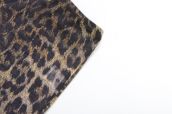 SUPER WHOLESALE | Leopard See-through Pants Set