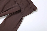 SUPER WHOLESALE | Off-Shoulder Solid Color Long Sleeve Fitted Bodycon Dress