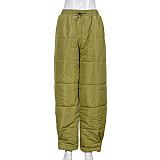 SUPER WHOLESALE | Warm Fleece-Lined Drawstring Long Pants