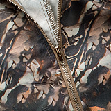 SUPER WHOLESALE | Deep V Fitted Camouflage Jumpsuit Shorts