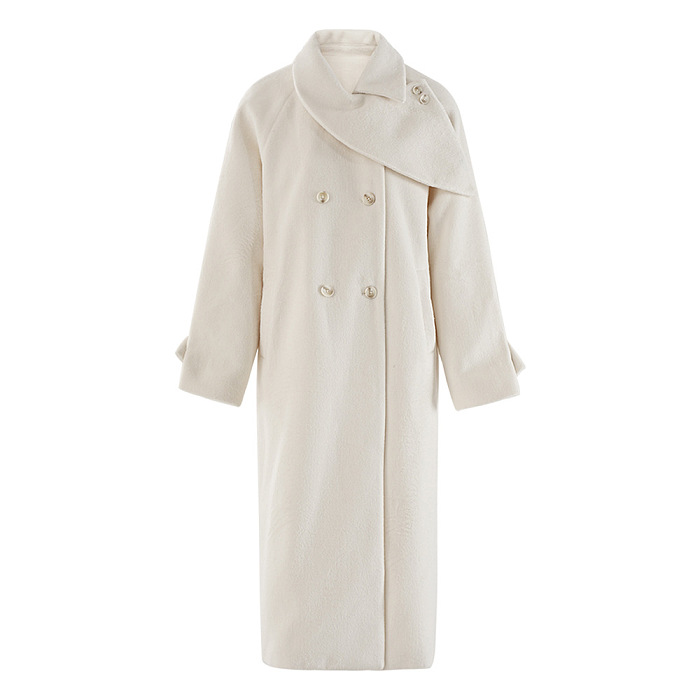 SUPER WHOLESALE | Double-Breasted Wool Coat