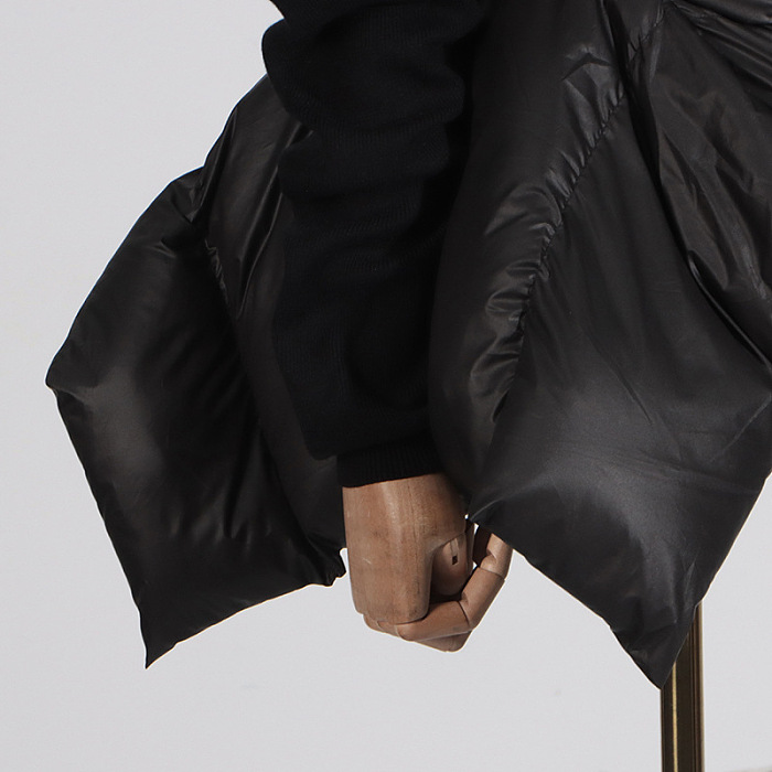 SUPER WHOLESALE | Slim-Fit Long-Sleeve Tie-Up Down Coat