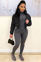 SUPER WHOLESALE | Solid Color Down Coat