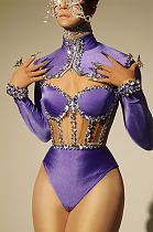 SUPER WHOLESALE | Rhinestone Sexy Bodysuit