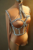 SUPER WHOLESALE | Rhinestone Sexy Bodysuit