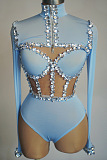 SUPER WHOLESALE | Rhinestone Sexy Bodysuit
