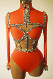 SUPER WHOLESALE | Rhinestone Sexy Bodysuit