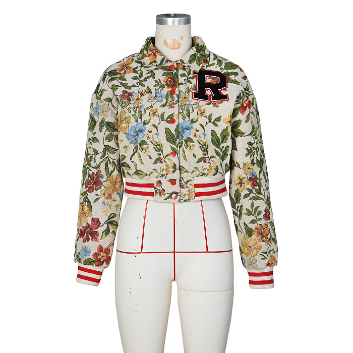SUPER WHOLESALE | Long Sleeve Square Neck Cropped Jacket