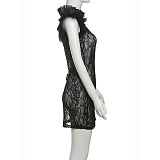 SUPER WHOLESALE | Lace Fitted Bodycon Dress