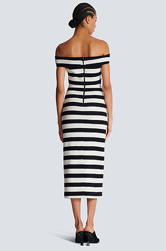 SUPER WHOLESALE |Black and White Zebra Print Skirt Set