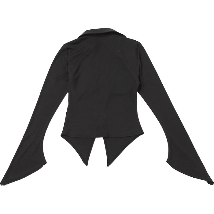 SUPER WHOLESALE | Bell Sleeve Asymmetrical Top