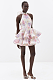 SUPER WHOLESALE | Printed Short Skirt Backless Halter Fitted Dress