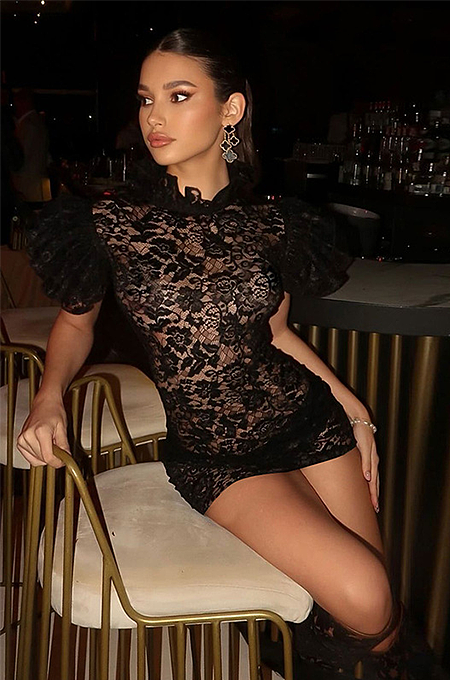 SUPER WHOLESALE | Lace Fitted Bodycon Dress