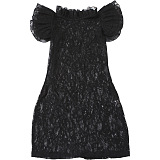 SUPER WHOLESALE | Lace Fitted Bodycon Dress