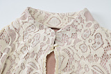 SUPER WHOLESALE | Lace Cutout Bodycon Bell Sleeve Dress