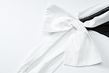 SUPER WHOLESALE | Off-Shoulder Ribbon Fitted Solid Dress