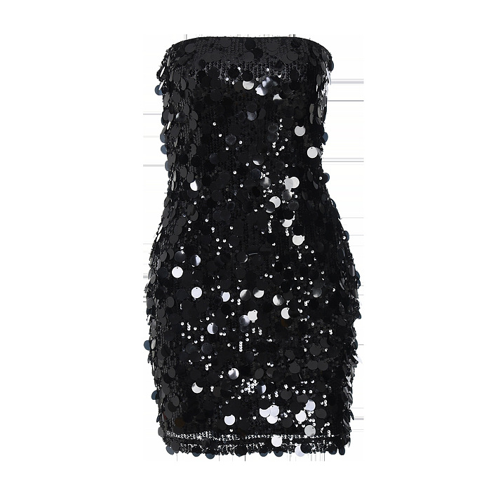 SUPER WHOLESALE | Sequin Strapless Fitted Dress