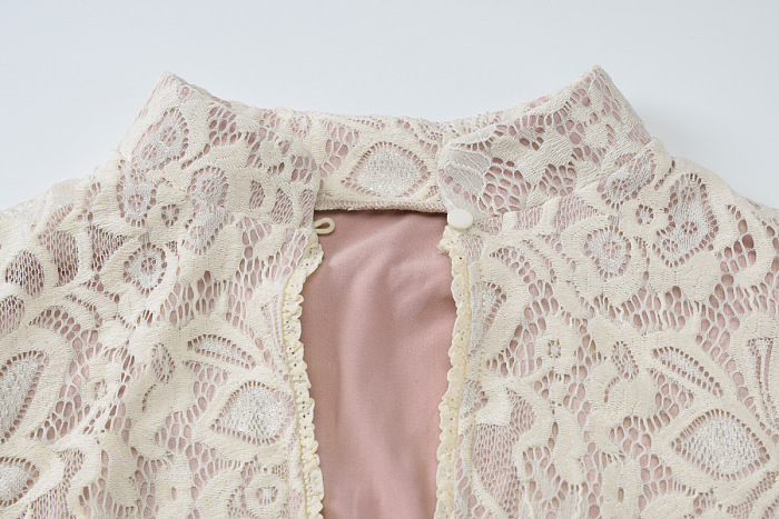 SUPER WHOLESALE | Lace Cutout Bodycon Bell Sleeve Dress