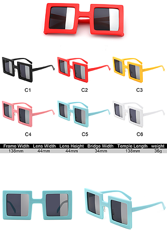 SUPER WHOLESALE| Square Frame Sunglasses