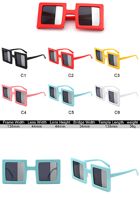 SUPER WHOLESALE| Square Frame Sunglasses