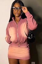 SUPER WHOLESALE | Washed Sweatshirt and Autumn/Winter Bodycon Skirt Set