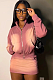 SUPER WHOLESALE | Washed Sweatshirt and Autumn/Winter Bodycon Skirt Set