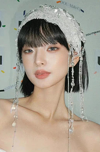 SUPER WHOLESALE | Pearl Lace Fringed Hat Accessory