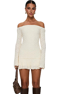 SUPER WHOLESALE | Strapless Off-Shoulder Sexy Dress
