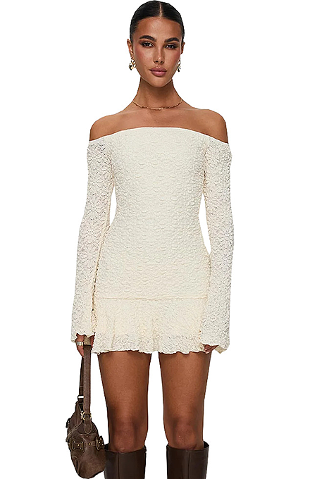 SUPER WHOLESALE | Strapless Off-Shoulder Sexy Dress