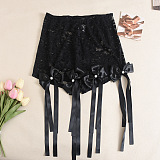 SUPER WHOLESALE | 3D Butterfly Lace Shorts Set