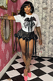 SUPER WHOLESALE | 3D Butterfly Lace Shorts Set