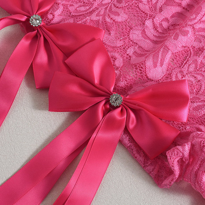 SUPER WHOLESALE | 3D Butterfly Lace Shorts Set