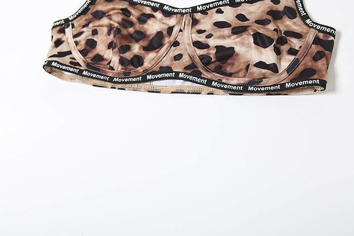 SUPER WHOLESALE | Leopard Print High Waist Tight-fitting Pants Two-Piece Set