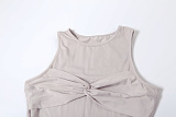 SUPER WHOLESALE |  Sleeveless Round Neck Strap Dress