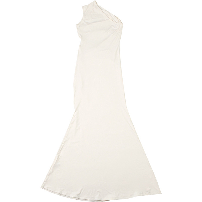 SUPER WHOLESALE | One-Shoulder Floor-Length Dress