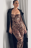 SUPER WHOLESALE | Leopard Print Butt Lift Tight-fitting Jumpsuit