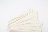 SUPER WHOLESALE | One-Shoulder Floor-Length Dress