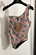 SUPER WHOLESALE | Plaid One Shoulder One-piece Swimwear