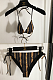SUPER WHOLESALE |  Chain Printed 2Pieces Swimwear